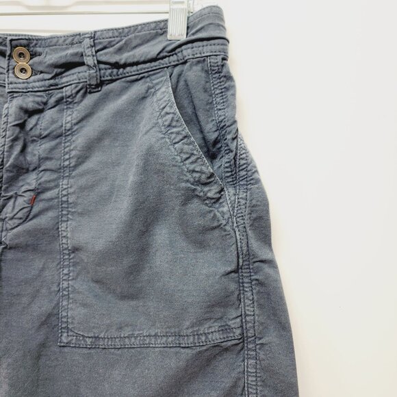Anthropologie The Wanderer cargo Shorts Womens mid rise Size 27   Grey - Picture 9 of 10